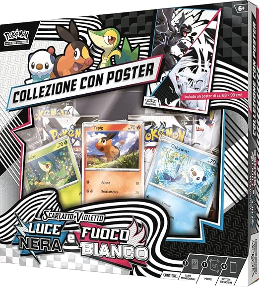 Pokemon Bianco e Nero Collezione con Poster Unima ITALIANO