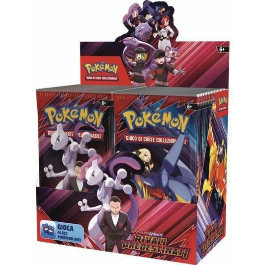 Pokemon Box 36 Bustine Rivali Predestinati Team Rocket Scarlatto e Violetto Rivali Predestinati Display 36 Buste (IT)